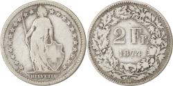 World Coins - Coin, Switzerland, 2 Francs, 1874, , Silver, KM:21