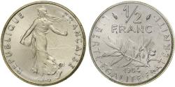 World Coins - Coin, France, Semeuse, 1/2 Franc, 1984, Paris, série FDC, , Nickel