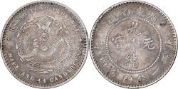 World Coins - China, Guangxu, 20 Fen/Cent, 1 mace 4,4 candareens, 1890-1908, Silver,