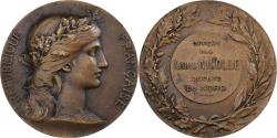 World Coins - France, Medal, Marianne, République Française, Bronze, Dubois.H,