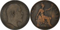 World Coins - Coin, Great Britain, Edward VII, Penny, 1904, , Bronze, KM:794.2