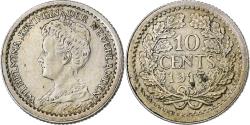 World Coins - Netherlands, Wilhelmina I, 10 Cents, 1917, Silver, , KM:145
