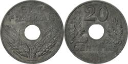 World Coins - Coin, France, État français, 20 Centimes, 1943, Paris, , Zinc