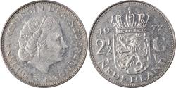 World Coins - Coin, Netherlands, 2-1/2 Gulden, 1972