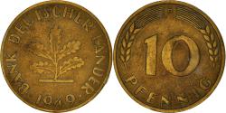 World Coins - Coin, GERMANY - FEDERAL REPUBLIC, 10 Pfennig, 1949, Munich, , Brass
