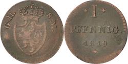 World Coins - Coin, German States, HESSE-DARMSTADT, Ludwig X, Pfennig, 1819,