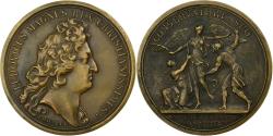 World Coins - France, Medal, Louis XIV, Prise de Valenciennes, 1677, Bronze, Mauger, Restrike