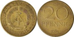 World Coins - Coin, GERMAN-DEMOCRATIC REPUBLIC, 20 Pfennig, 1983, Berlin, , Brass