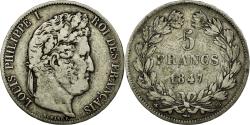 World Coins - Coin, France, Louis-Philippe, 5 Francs, 1847, Strasbourg, , Silver