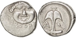 Trakya, Apollonia Pontika, Gümüş Drachm, SNG BM 160-1