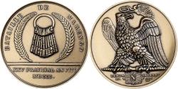 World Coins - France, Medal, Napoleon Ier , Bataille de Marengo, Bronze, Denon,