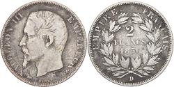 World Coins - France, Napoleon III, 2 Francs, 1856, Lyon, Silver, , Gadoury:523