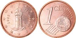 World Coins - San Marino, Euro Cent, 2002, , Copper Plated Steel, KM:440