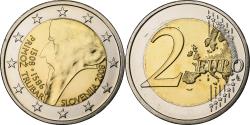 World Coins - Slovenia, 2 Euro, Primož Trubar, 2008, Utrecht, Bi-Metallic, , KM:80