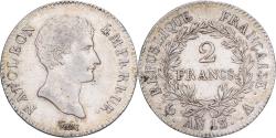 World Coins - France, Napoleon I, 2 Francs, AN 13, Paris, Silver,
