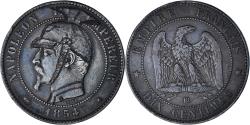 World Coins - Coin, France, Napoléon III, 10 Centimes, 1854 (1871), Strasbourg, Satirique