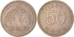World Coins - Coin, KOREA-SOUTH, 50 Won, 1990