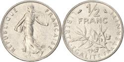 World Coins - Coin, France, Semeuse, 1/2 Franc, 1967, Paris, , Nickel, KM:931.1