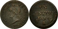 World Coins - Coin, France, Dupré, Centime, AN 6, Paris, , Bronze, KM:646, Le