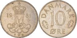World Coins - Coin, Denmark, 10 Öre, 1981