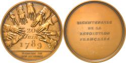 World Coins - France, Medal, Révolution Française, Serment du Jeu de Paume, History, 1987