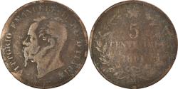 World Coins - Coin, Italy, 5 Centesimi, 1861