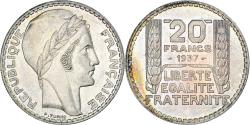 World Coins - Coin, France, Turin, 20 Francs, 1937, Paris, , Silver, KM:879, Gadoury:852