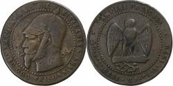 World Coins - France, 5 Centimes, Napoléon III, Satirique, Bataille de Sedan, Undated (1870)