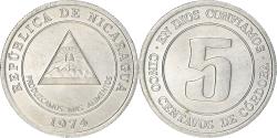 World Coins - Coin, Nicaragua, 5 Centavos, 1974, , Aluminum, KM:28
