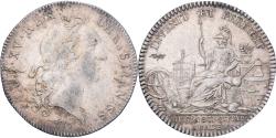 World Coins - France, Token, Louis XV, Académie Royale des Sciences, n.d. (1747), Silver