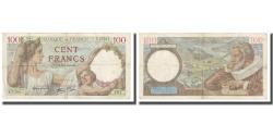 World Coins - France, 100 Francs, Sully, 1942, P. Rousseau and R. Favre-Gilly, 1942-01-08