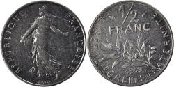 World Coins - Coin, France, 1/2 Franc, 1983