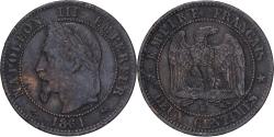 World Coins - Coin, France, Napoléon III, 2 Centimes, 1861, Bordeaux, , Bronze