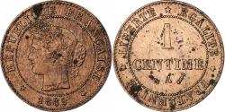 World Coins - France, Centime, Cérès, 1889, Paris, Bronze, , Gadoury:88, KM:826.1