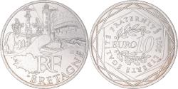 World Coins - France, 10 Euro, 2011, Paris, Bretagne, , Silver