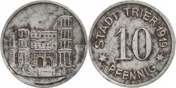 World Coins - Germany, Stadt Trier, 10 Pfennig, 1919, , Iron