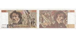 World Coins - France, 100 Francs, Delacroix, U.128, EF(40-45)