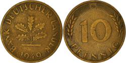 World Coins - Coin, GERMANY - FEDERAL REPUBLIC, 10 Pfennig, 1949, Munich, , Brass
