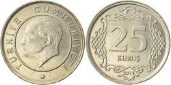 World Coins - Coin, Turkey, 25 Kurus, 2013, , Copper-Nickel-Zinc