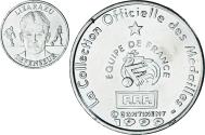 World Coins - France, Token, Equipe de France de Football, Lizarazu, Défenseur, Sport, 1999