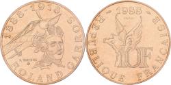 World Coins - France, 10 Francs, Roland Garros, 1988, MDP, Pattern, Copper-nickel Aluminium