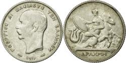 World Coins - Coin, Greece, George I, Drachma, 1911, , Silver, KM:60