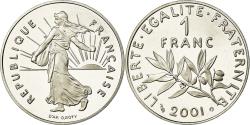 World Coins - Coin, France, Semeuse, Franc, 2001, Paris, Proof, , Nickel, KM:925.2
