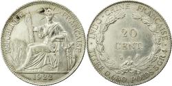 World Coins - Coin, French Indochina, 20 Cents, 1922, Paris, , Silver, Lecompte:222