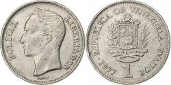World Coins - Venezuela, Bolivar, 1977, Nickel, , KM:52