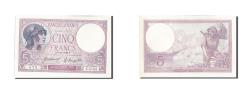 World Coins - Banknote, France, 5 Francs, 5 F 1917-1940 ''Violet'', 1920, 1920-12-06, UNC(63)