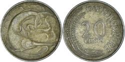 World Coins - Coin, Singapore, 20 Cents, 1968