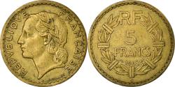 World Coins - Coin, France, Lavrillier, 5 Francs, 1945, Castelsarrasin,