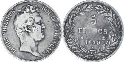 World Coins - Coin, France, Louis-Philippe, 5 Francs, 1830, Paris, , Silver