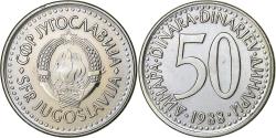 World Coins - Yugoslavia, 50 Dinara, 1988, Copper-Nickel-Zinc, , KM:113